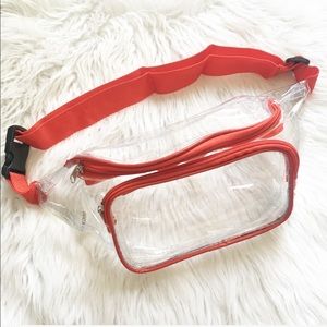 ✨ Clear pvc fanny pack ✨